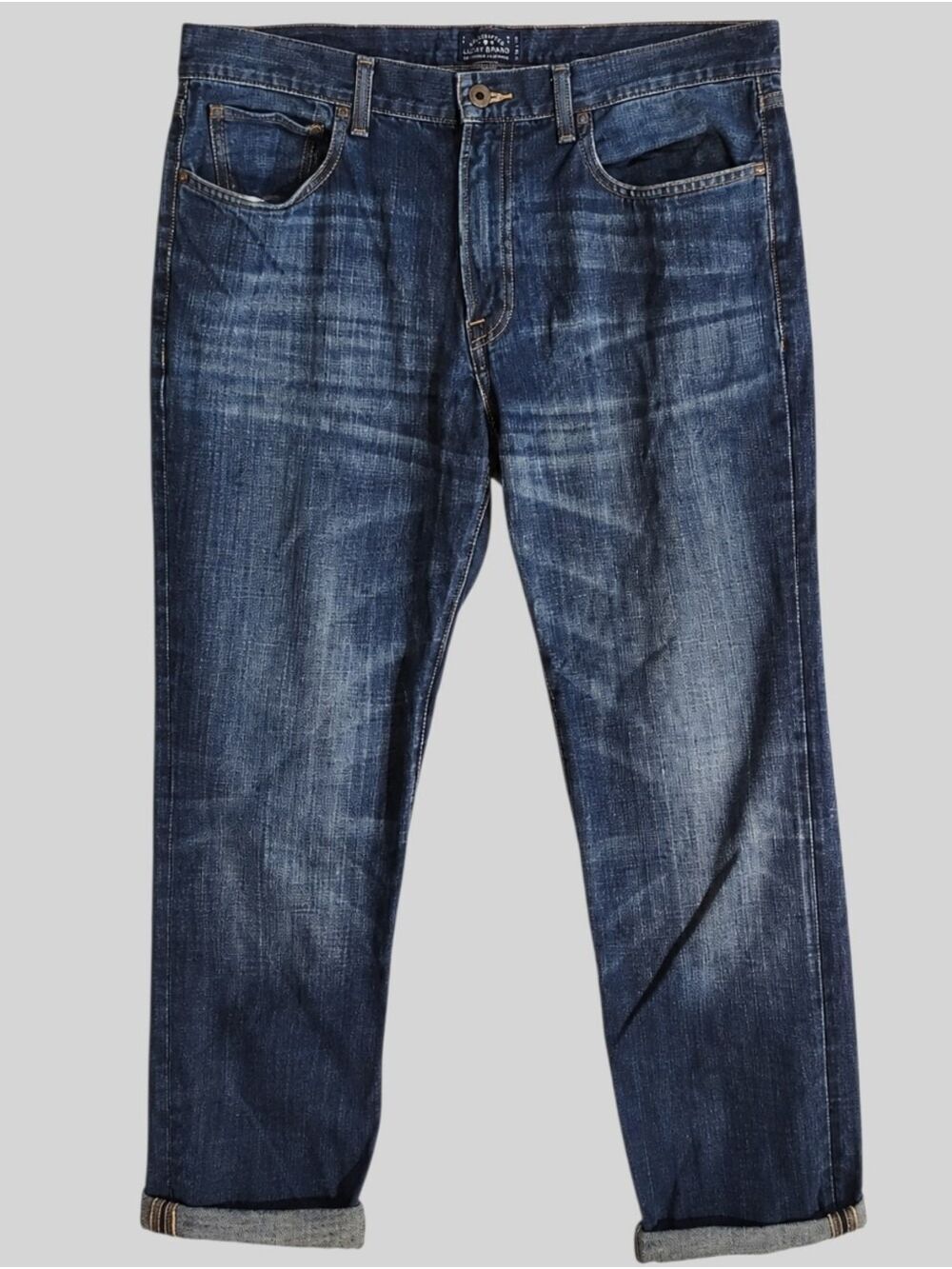 Lucky Brand 121 Heritage Slim Jeans W38 L30 Coastal Dadcore Denim